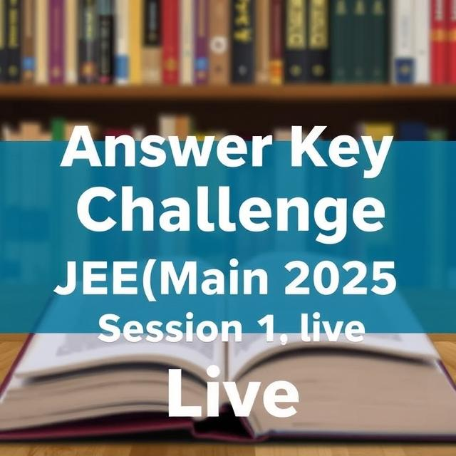 Answer Key Challenge for JEE (Main) 2025 Session-1